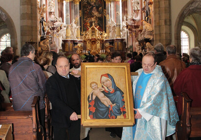 17.4. Slavnostní průvod se Zlatokorunskou madonou